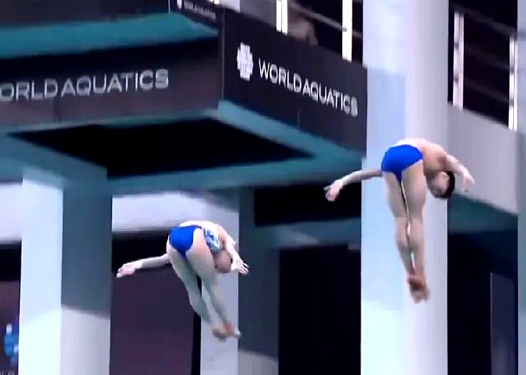 跳水表现出色的中国选手夺冠